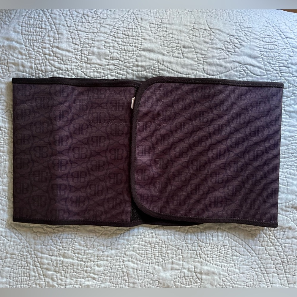 Belly bandit- postpartum belly wrap. Helps stomach shrink after pregnancy